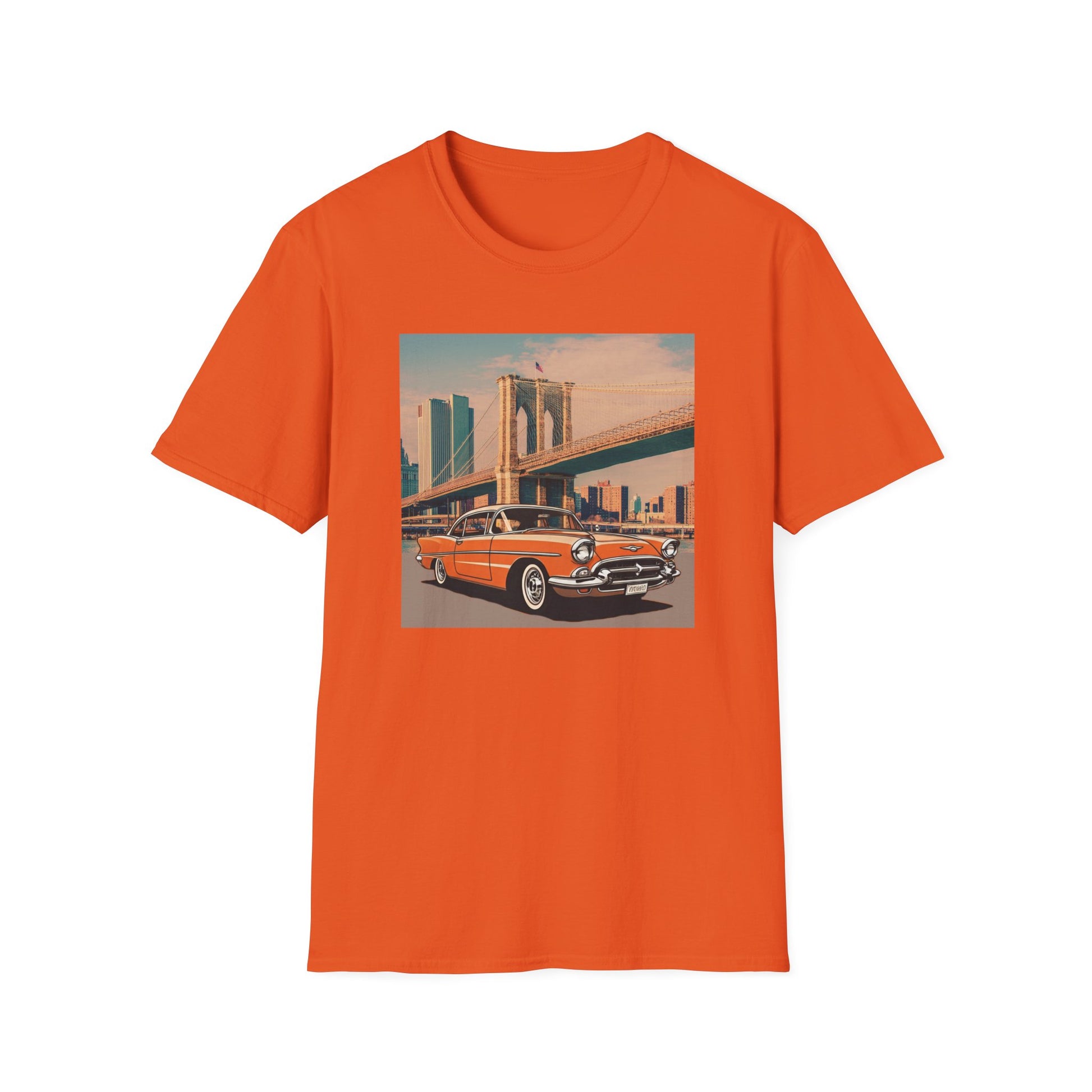 Chevrolet Bel-Air Unisex T-Shirt - American Classic Car Icon Orange