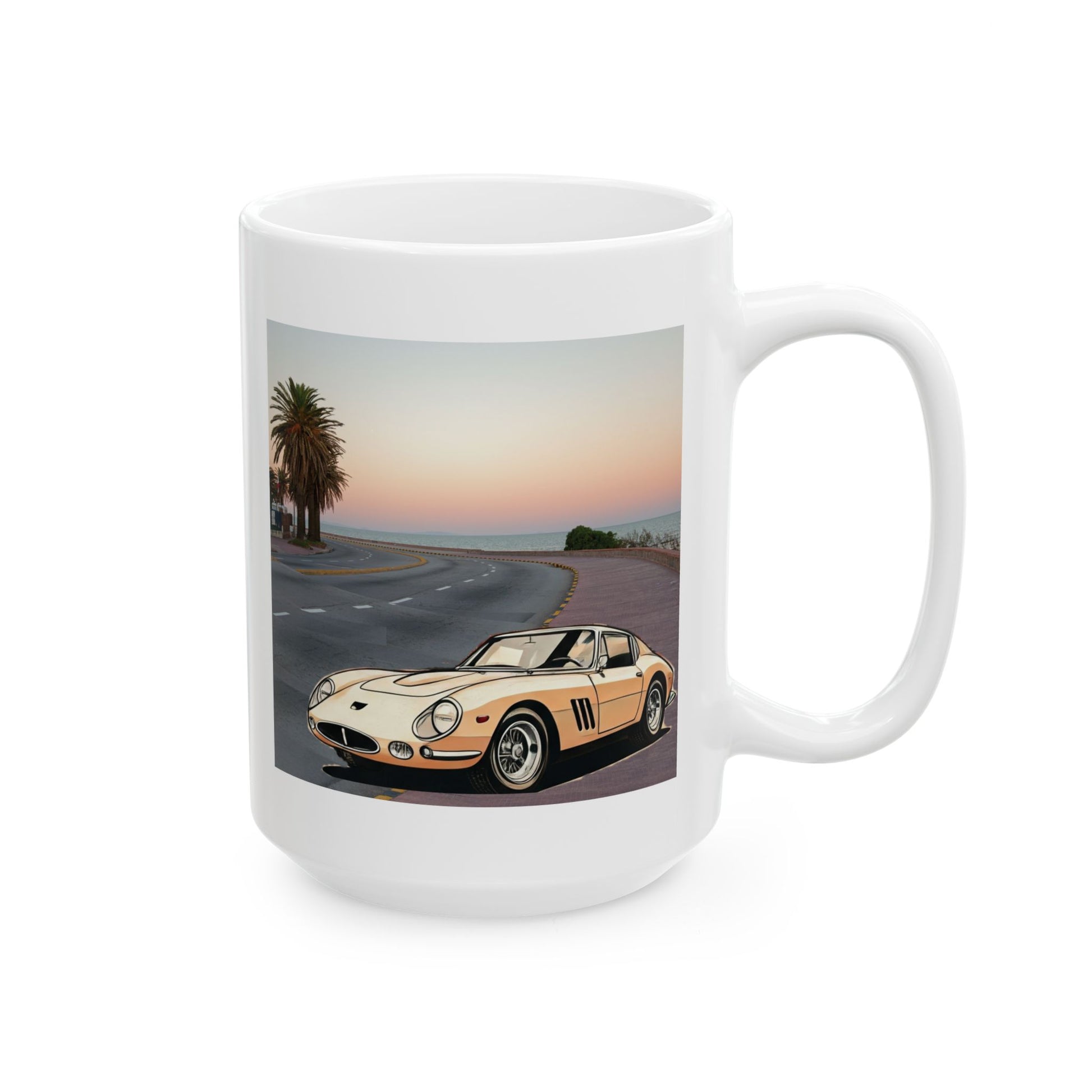 Ferrari 275 GTB Vintage Mug - A Classic Car Lover's Dream Coffee Cup