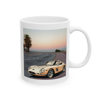 Ferrari 275 GTB Vintage Mug - A Classic Car Lover's Dream Coffee Cup 11oz