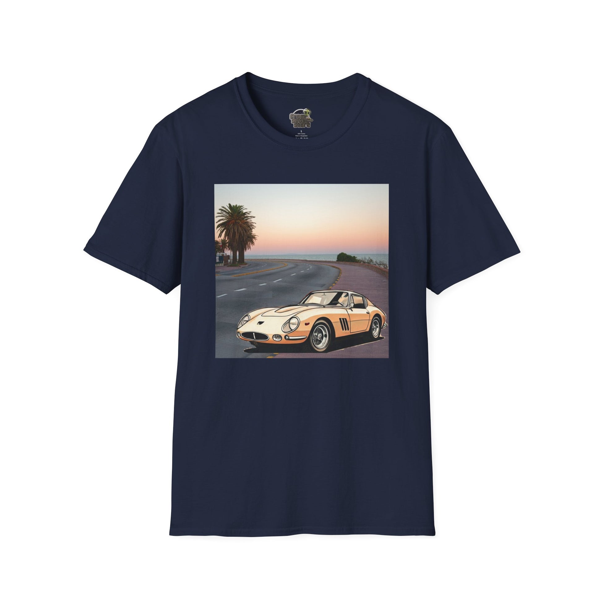 Ferrari 275 GTB Unisex T-Shirt - Italian Automotive Legend Navy