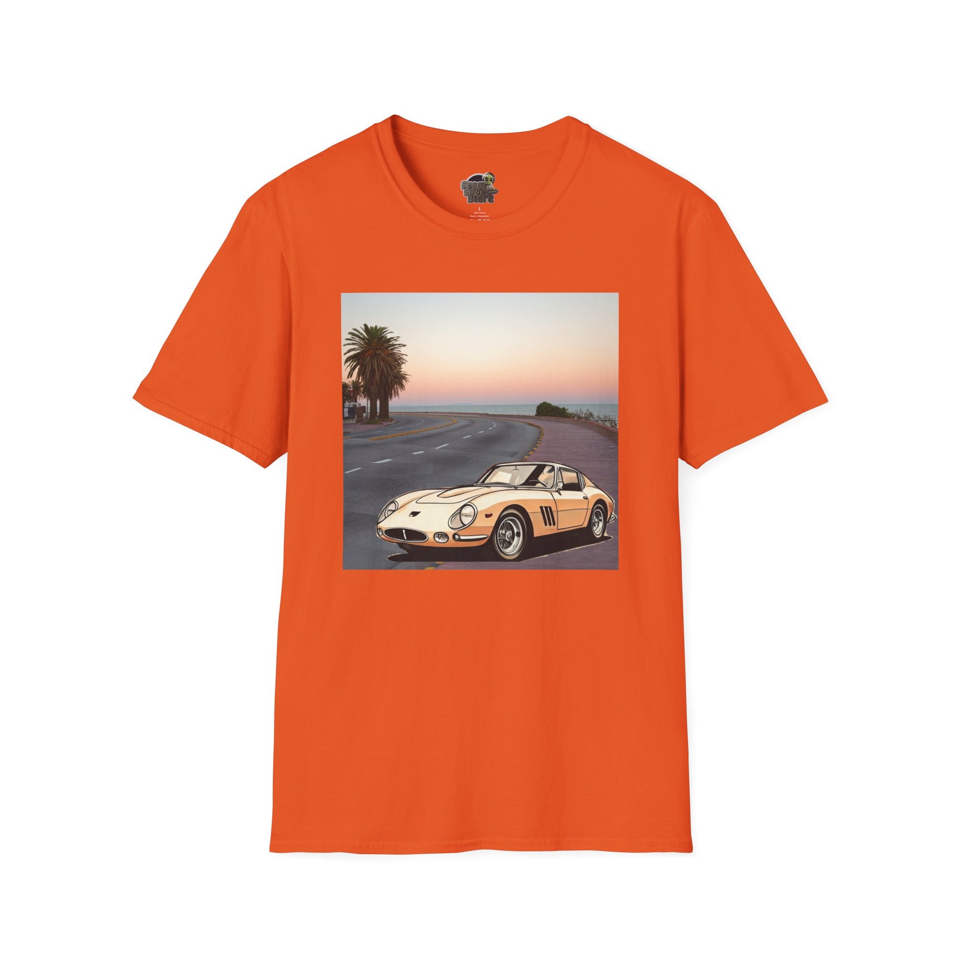Ferrari 275 GTB Unisex T-Shirt - Italian Automotive Legend Orange