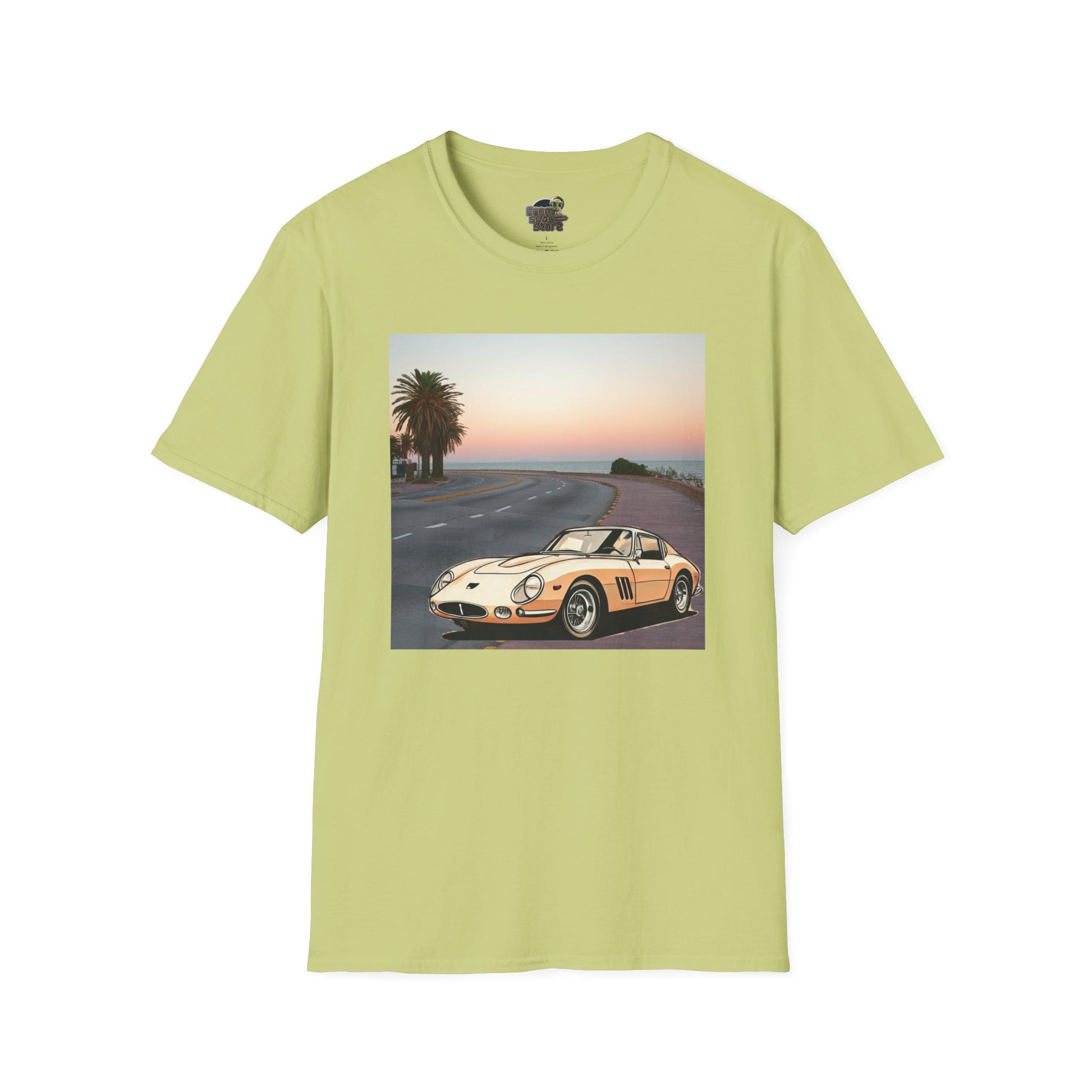 Ferrari 275 GTB Unisex T-Shirt - Italian Automotive Legend Pistachio