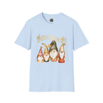 Four Gnomes Unisex T-Shirt: A Symphony of Whimsy & Wonder Light Blue