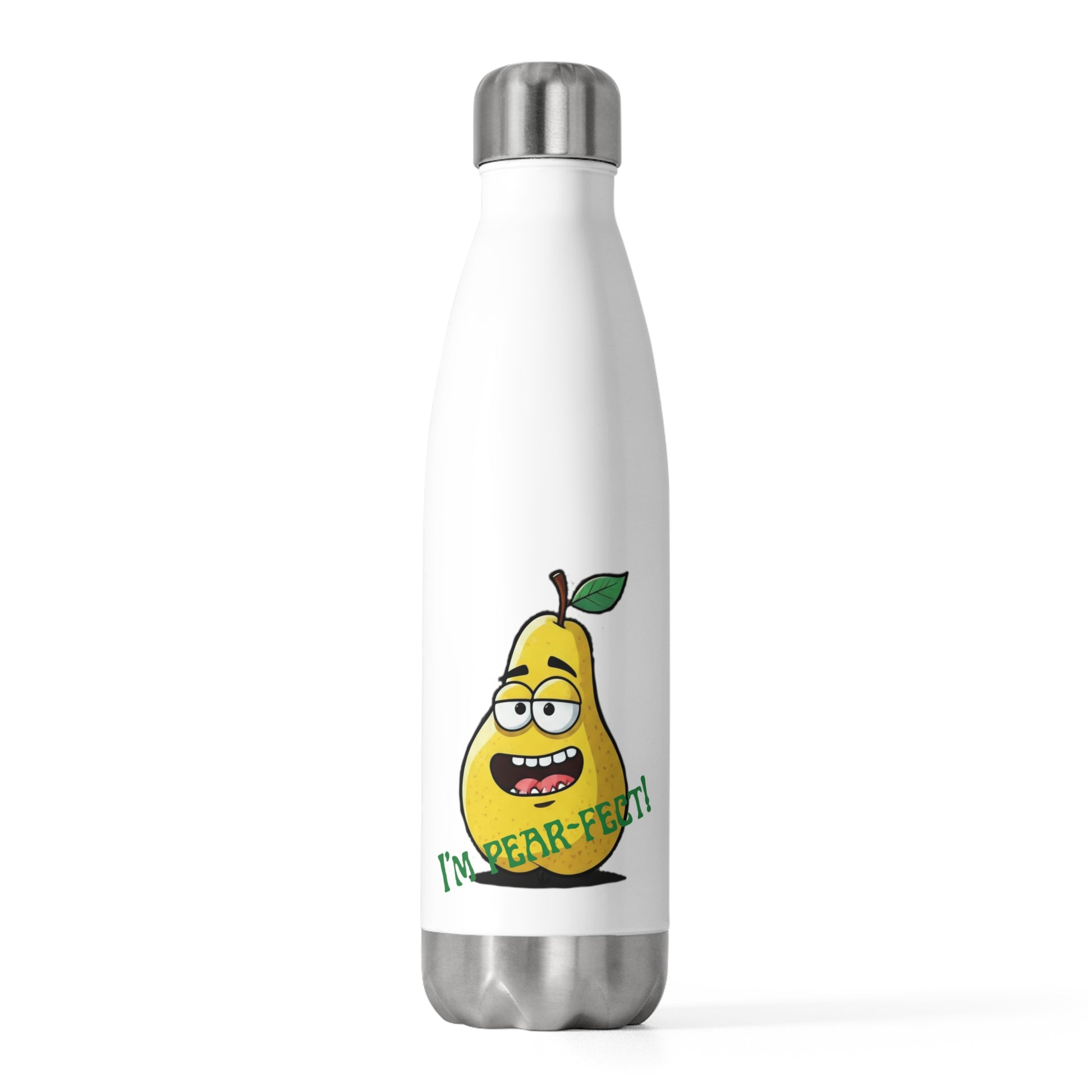 "I'm Pear-fect" Funny & Bold Insulated Stainless Steel Water Bottle