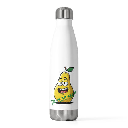 "I'm Pear-fect" Funny & Bold Insulated Stainless Steel Water Bottle