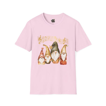 Four Gnomes Unisex T-Shirt: A Symphony of Whimsy & Wonder Light Pink