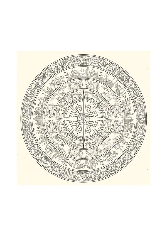 Sacred Geometry: 23 Intricate Mandalas – Digital Coloring Sanctuary for Adults (17+)