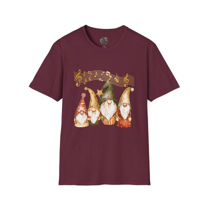 Four Gnomes Unisex T-Shirt: A Symphony of Whimsy & Wonder Maroon