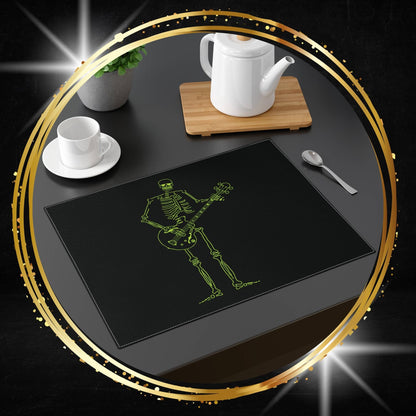 Deep Vibes Fluo Skeleton Bassist Placemat