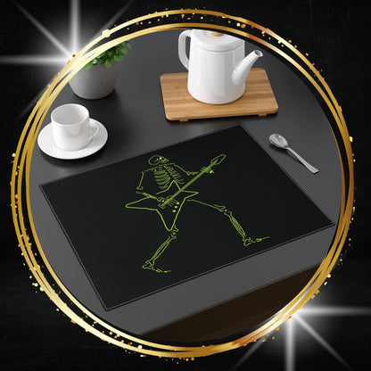 Lightning Shredder Fluo Skeleton Guitarist Placemat
