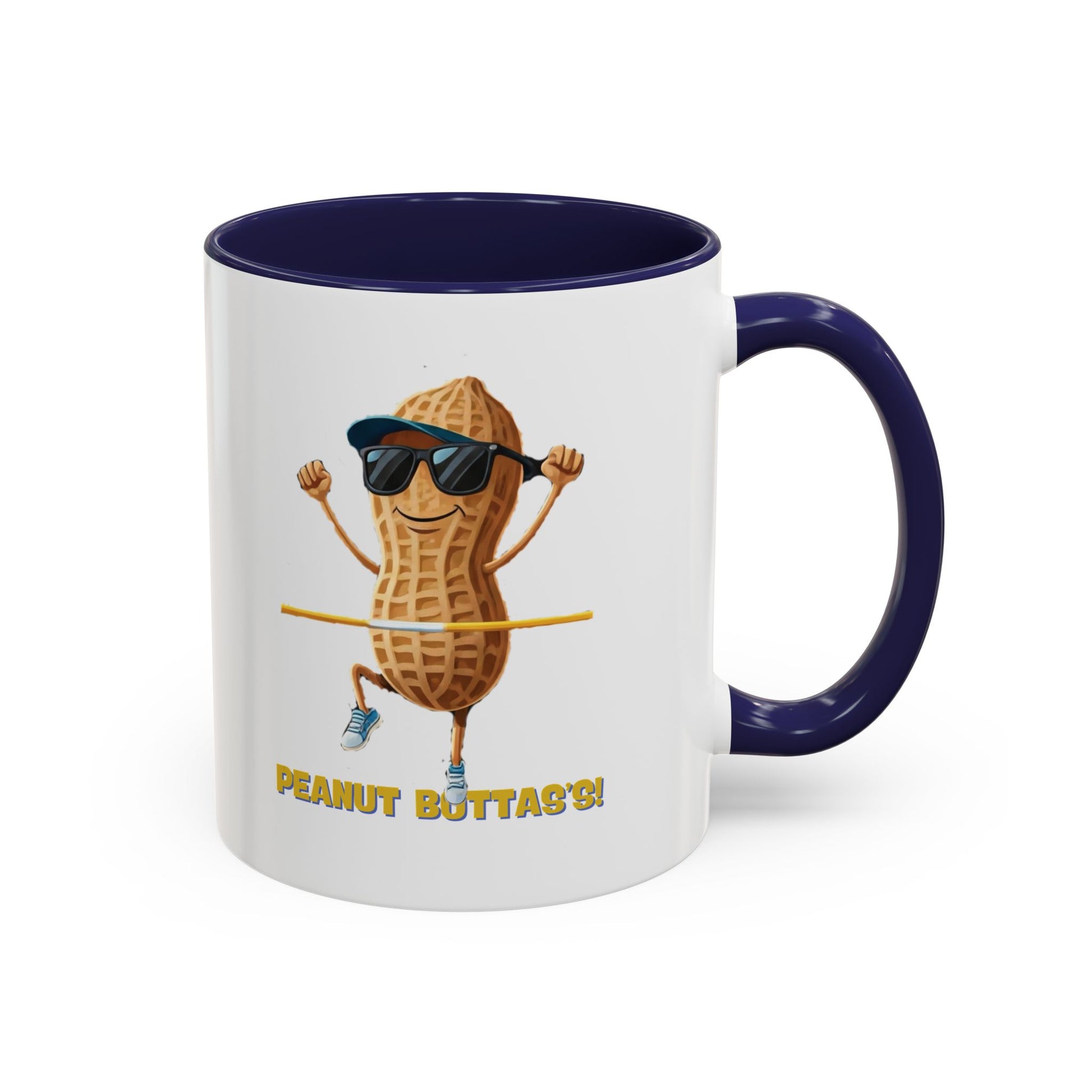 Peanut Bottas Mug - Funny Racing Peanut Coffee Mug for F1 Fans! - Office cup 11oz Navy