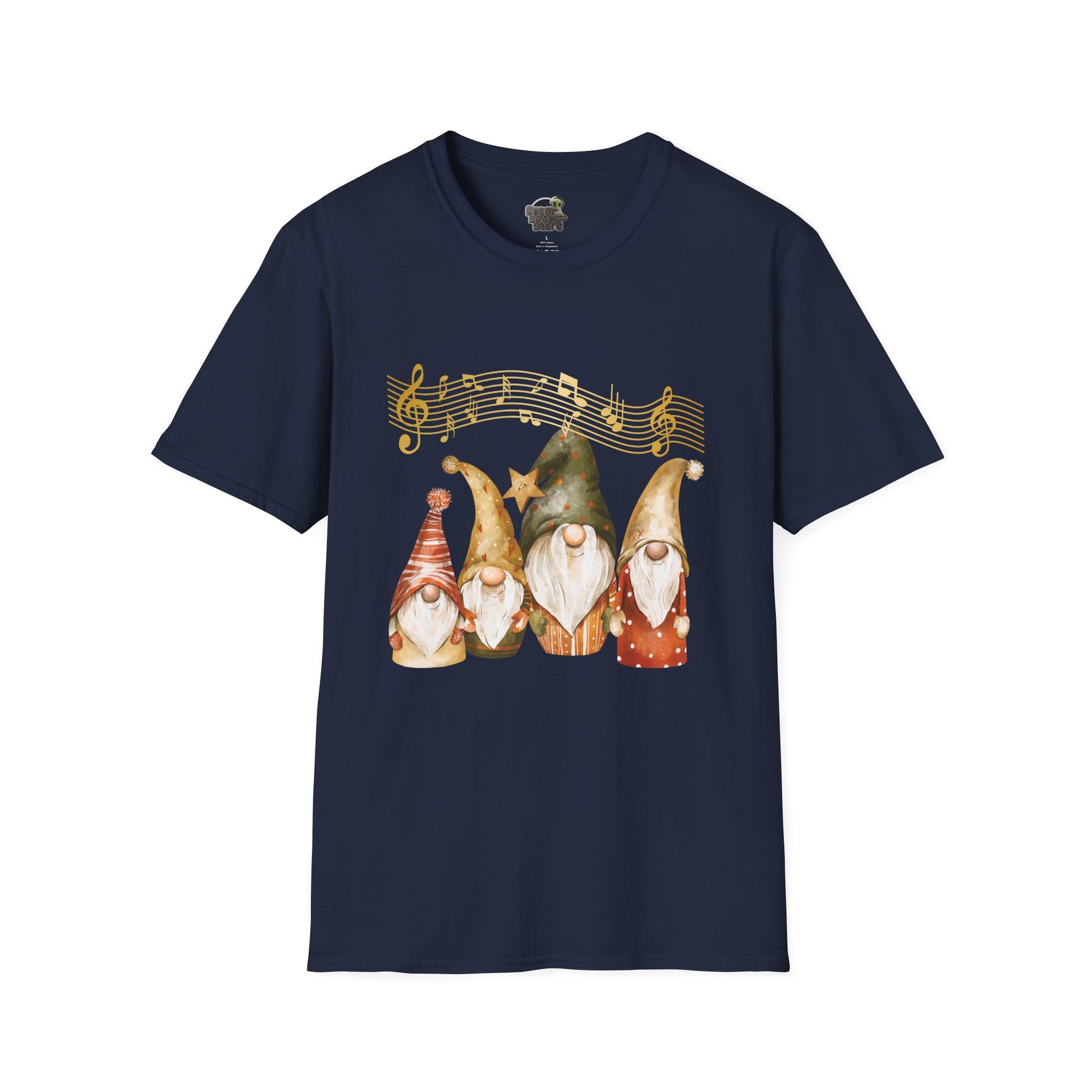 Four Gnomes Unisex T-Shirt: A Symphony of Whimsy & Wonder Navy