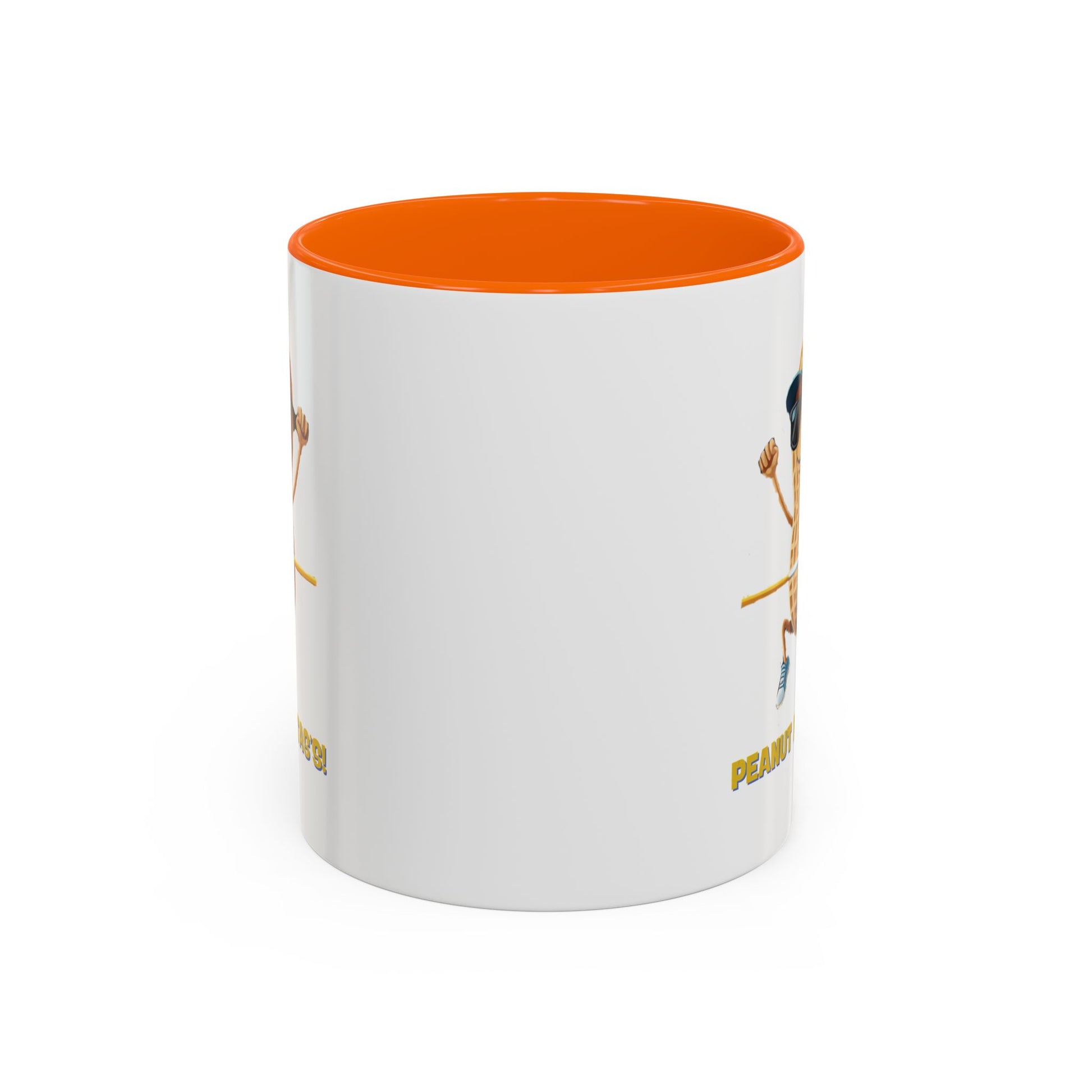 Peanut Bottas Mug - Funny Racing Peanut Coffee Mug for F1 Fans! - Office cup 11oz Orange