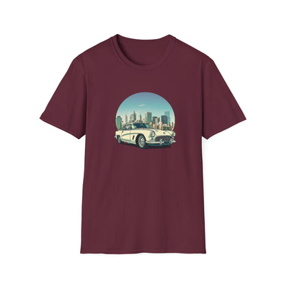 Chevrolet Corvette Unisex T-Shirt - American Legend of the 50s Maroon