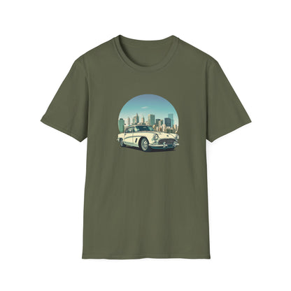Chevrolet Corvette Unisex T-Shirt - American Legend of the 50s Military Green