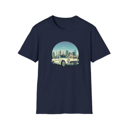 Chevrolet Corvette Unisex T-Shirt - American Legend of the 50s Navy