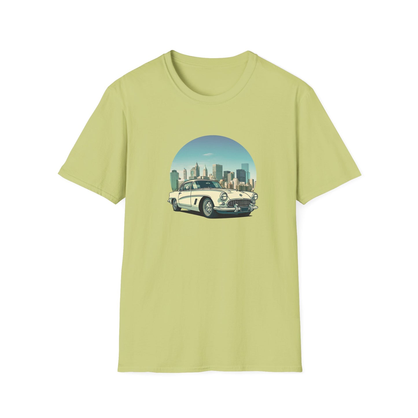 Chevrolet Corvette Unisex T-Shirt - American Legend of the 50s Pistachio