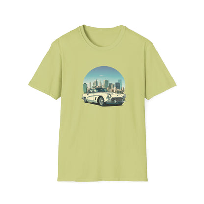Chevrolet Corvette Unisex T-Shirt - American Legend of the 50s Pistachio
