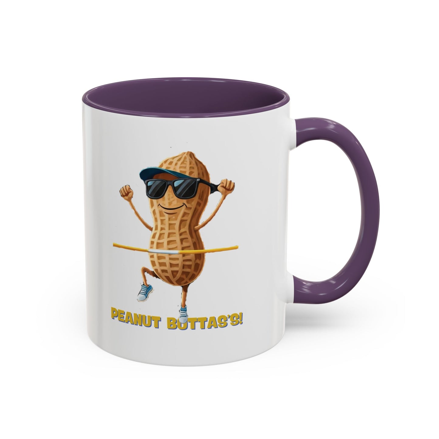 Peanut Bottas Mug - Funny Racing Peanut Coffee Mug for F1 Fans! - Office cup 11oz Purple