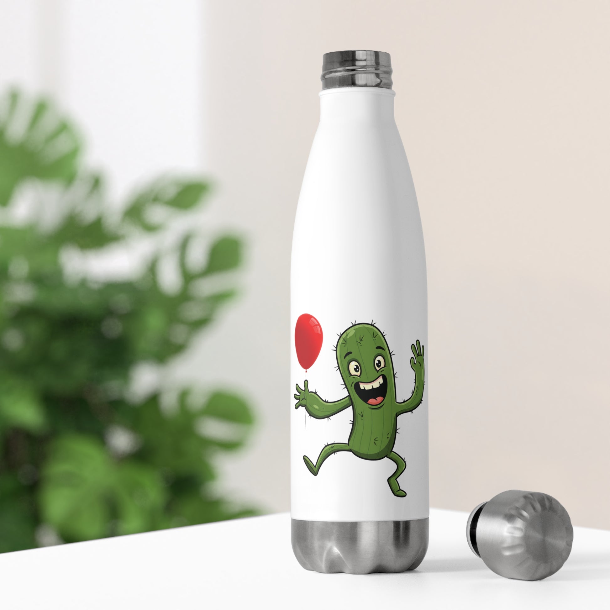 Quench Your Thirst with Our Cheerful Cactus Mania Water Bottle: Your Eco-Friendly Companion for Daily Adventures! 20oz