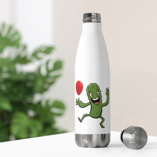 Quench Your Thirst with Our Cheerful Cactus Mania Water Bottle: Your Eco-Friendly Companion for Daily Adventures! 20oz