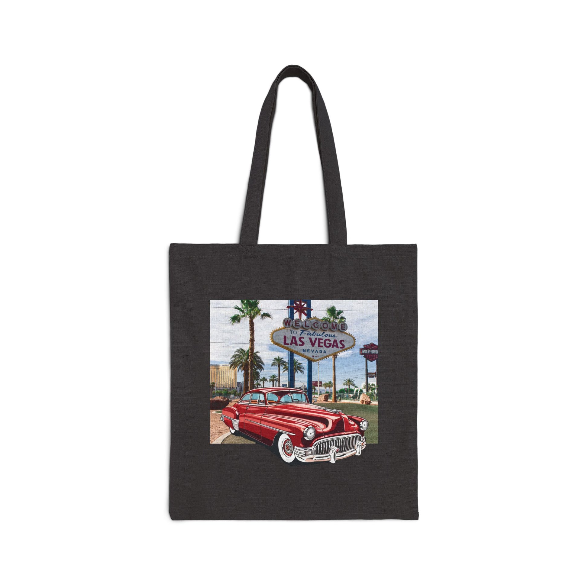 Buick 1960s Las Vegas Tote Bag: Iconic Vintage Style for Every Day Black 15" x 16"
