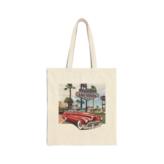 Buick 1960s Las Vegas Tote Bag: Iconic Vintage Style for Every Day Natural 15" x 16"