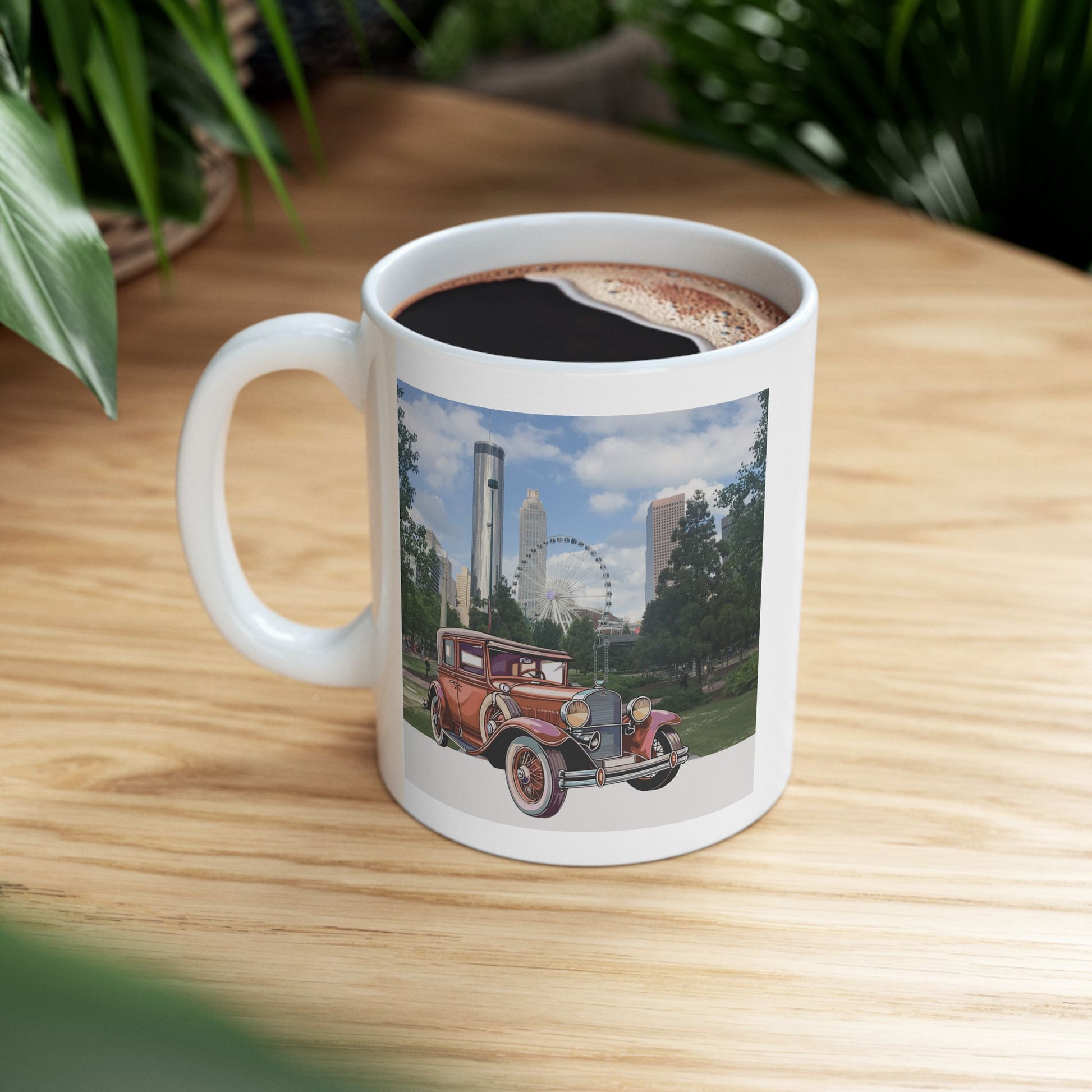 Ford Atlanta Skyliner Vintage Mug - Relive 1930s American Car Charm