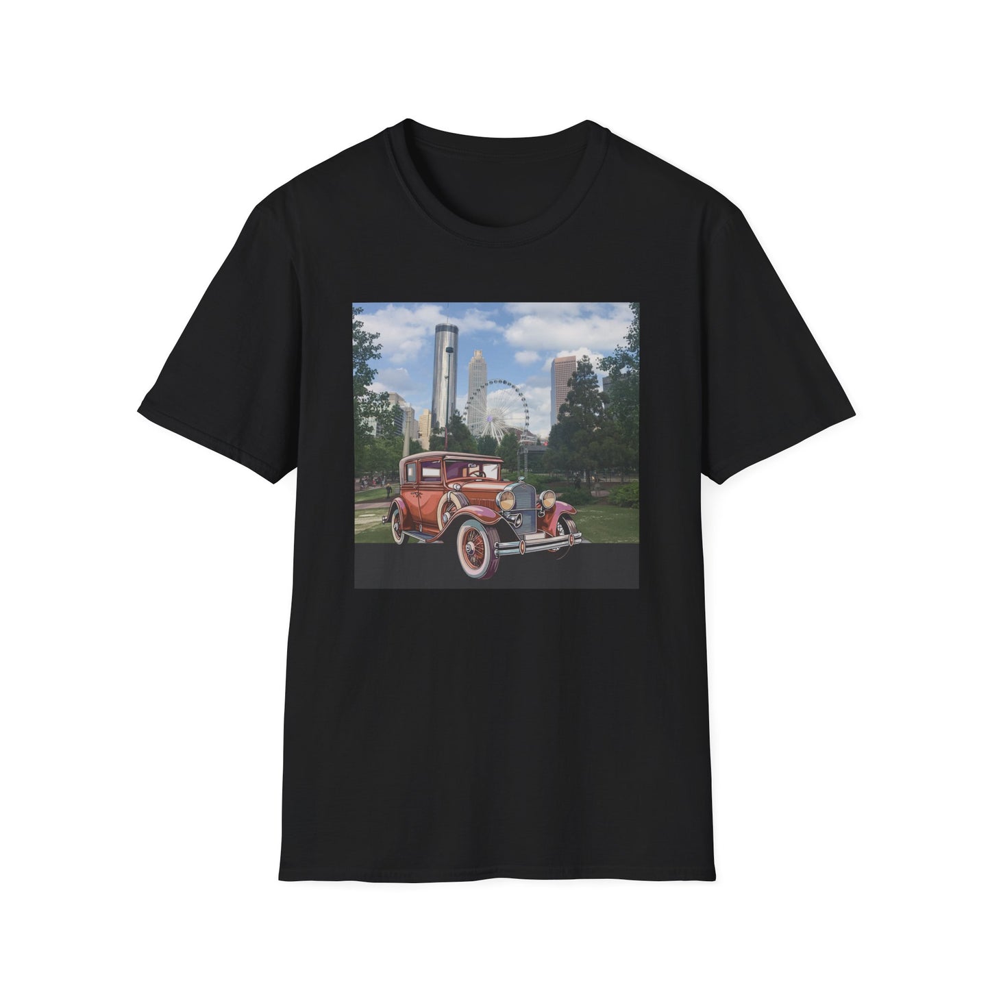 Iconic Ford T Vintage Car Unisex T-shirt Black