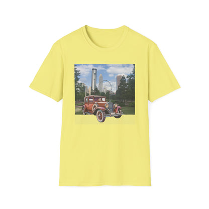 Iconic Ford T Vintage Car Unisex T-shirt Cornsilk