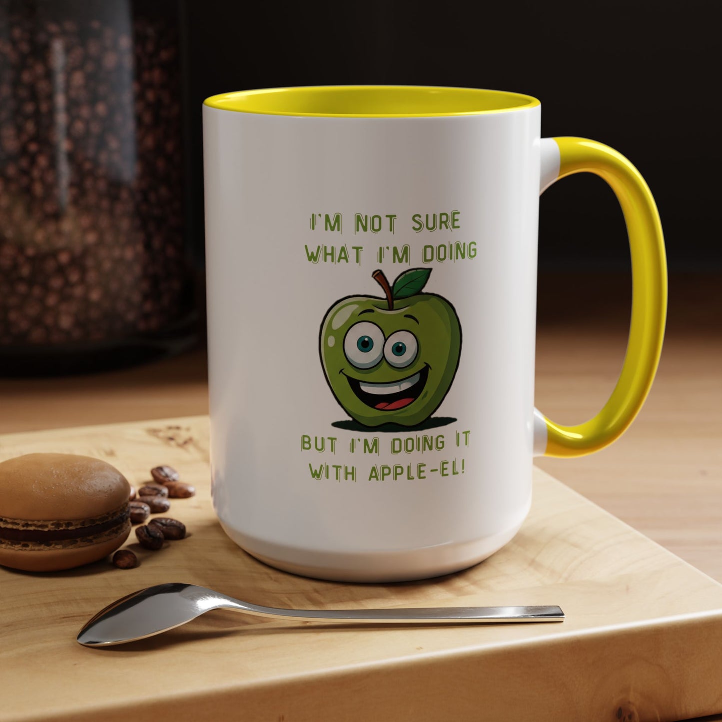 Unique Coffee Funny Apple Mug Design