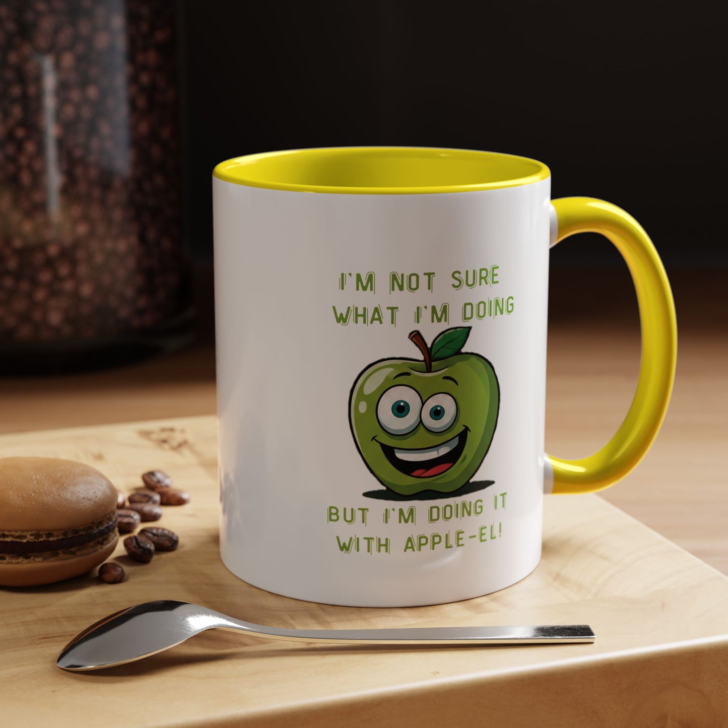 Unique Coffee Funny Apple Mug Design