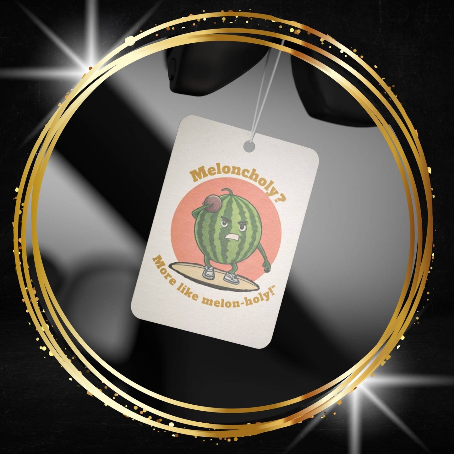 Watermelon Car Freshener - Tropical Vibe & Vacation Scent