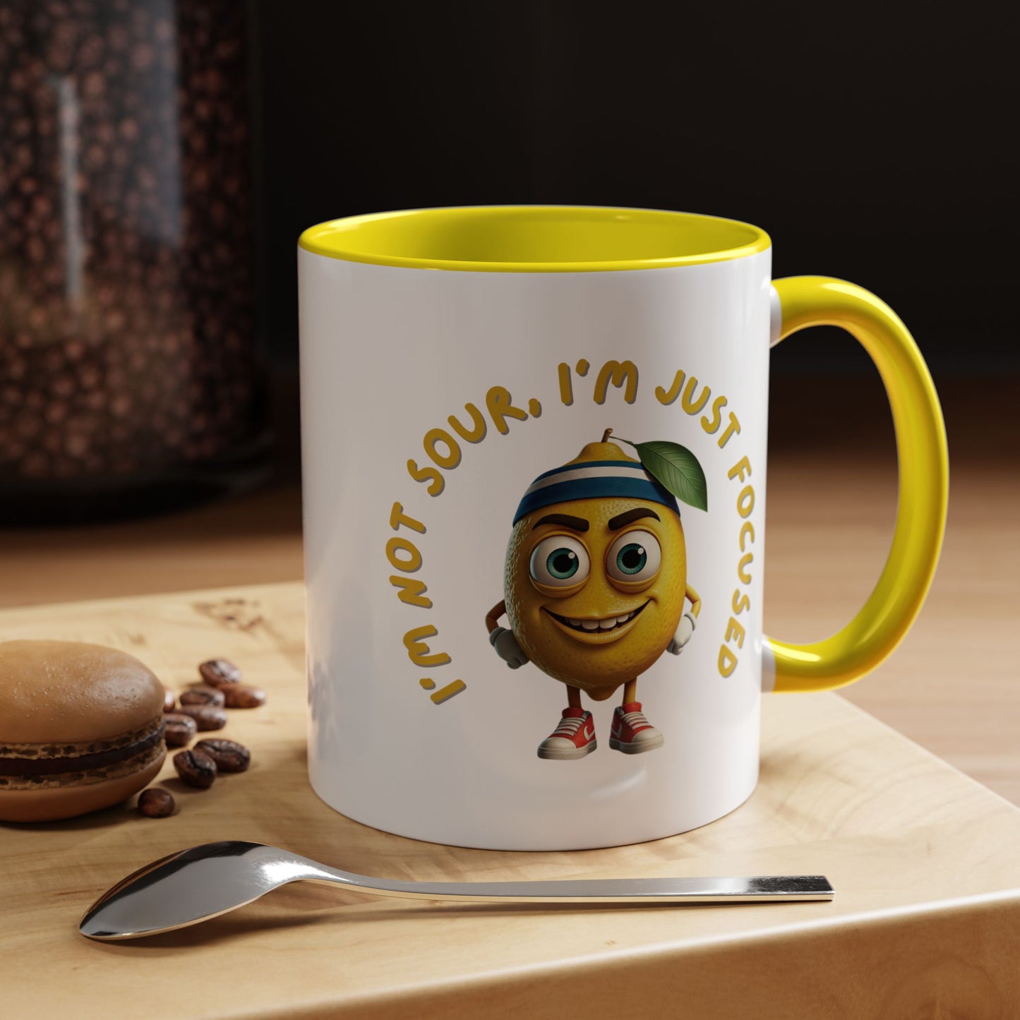 Sour but Focused Lemon Mug - Funny Coffee Cup for Work