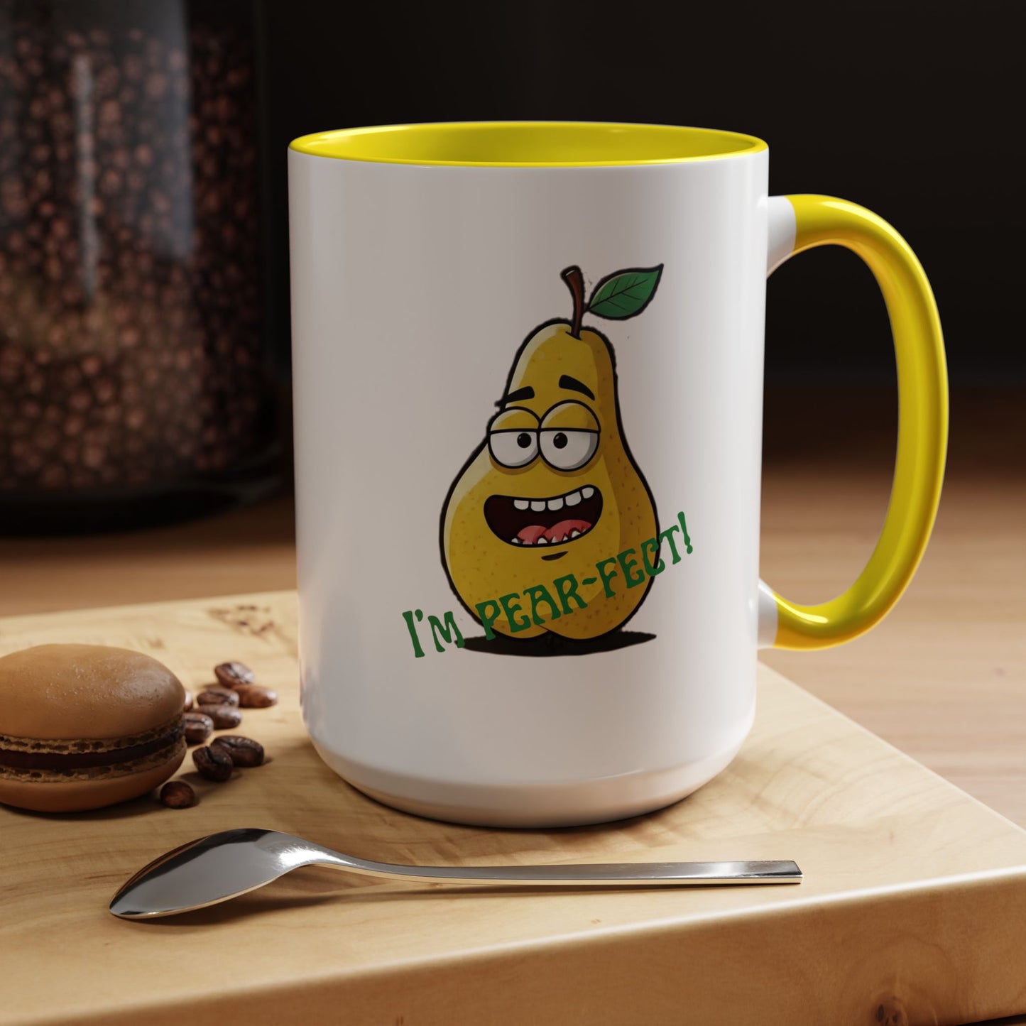Funny Pear Mug - Ceramic Coffee Cup with Cute Design - Unique Gift Idea