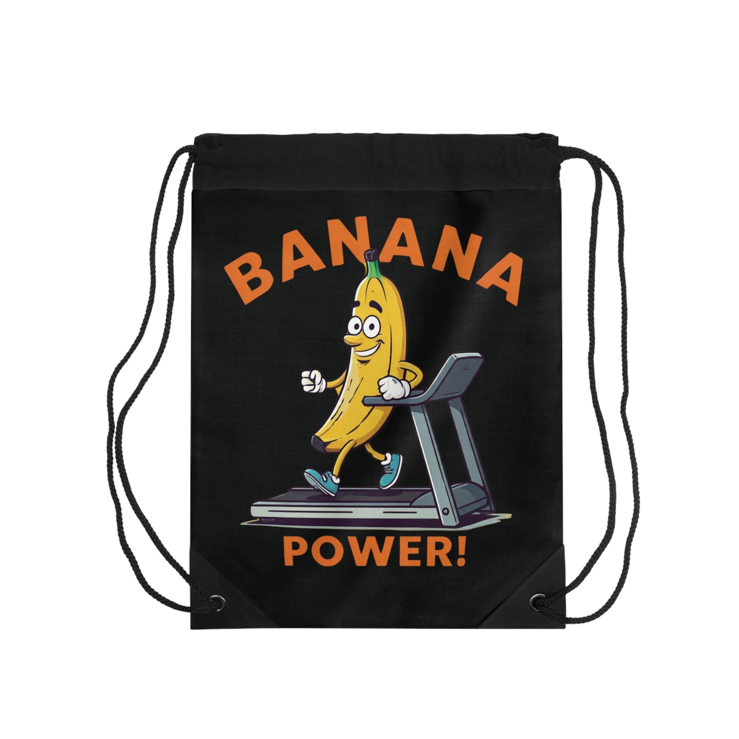 Banana Power! Treadmill Banana Drawstring Bag – Fun, Eco-Friendly & Energizing
