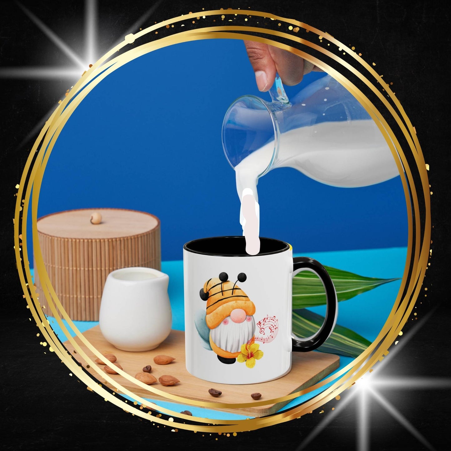 The Keeper of the Hive: Bee Gnome Magic Mug