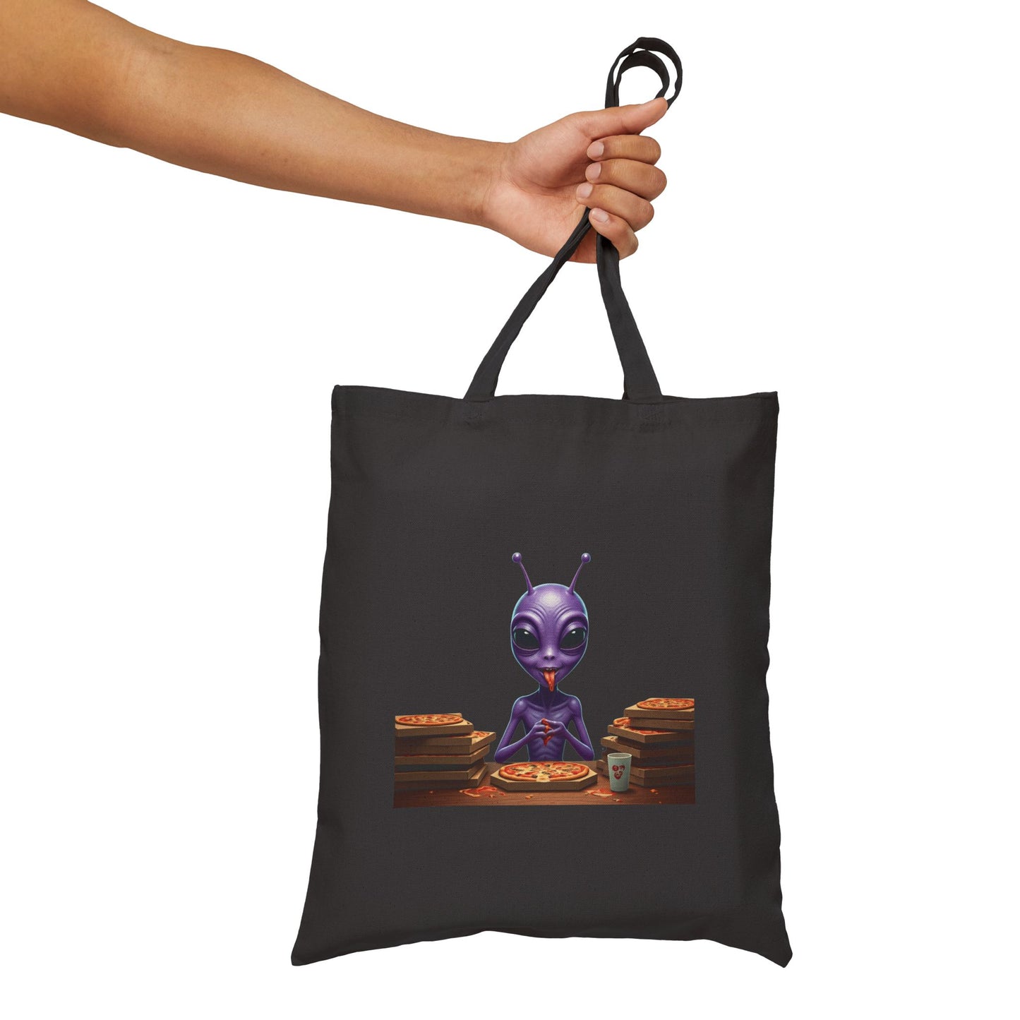 Unique Alien Vibe Tote Bag: Organic Cotton, Durable & Stylish - Perfect for Groceries, Beach, Travel & More!