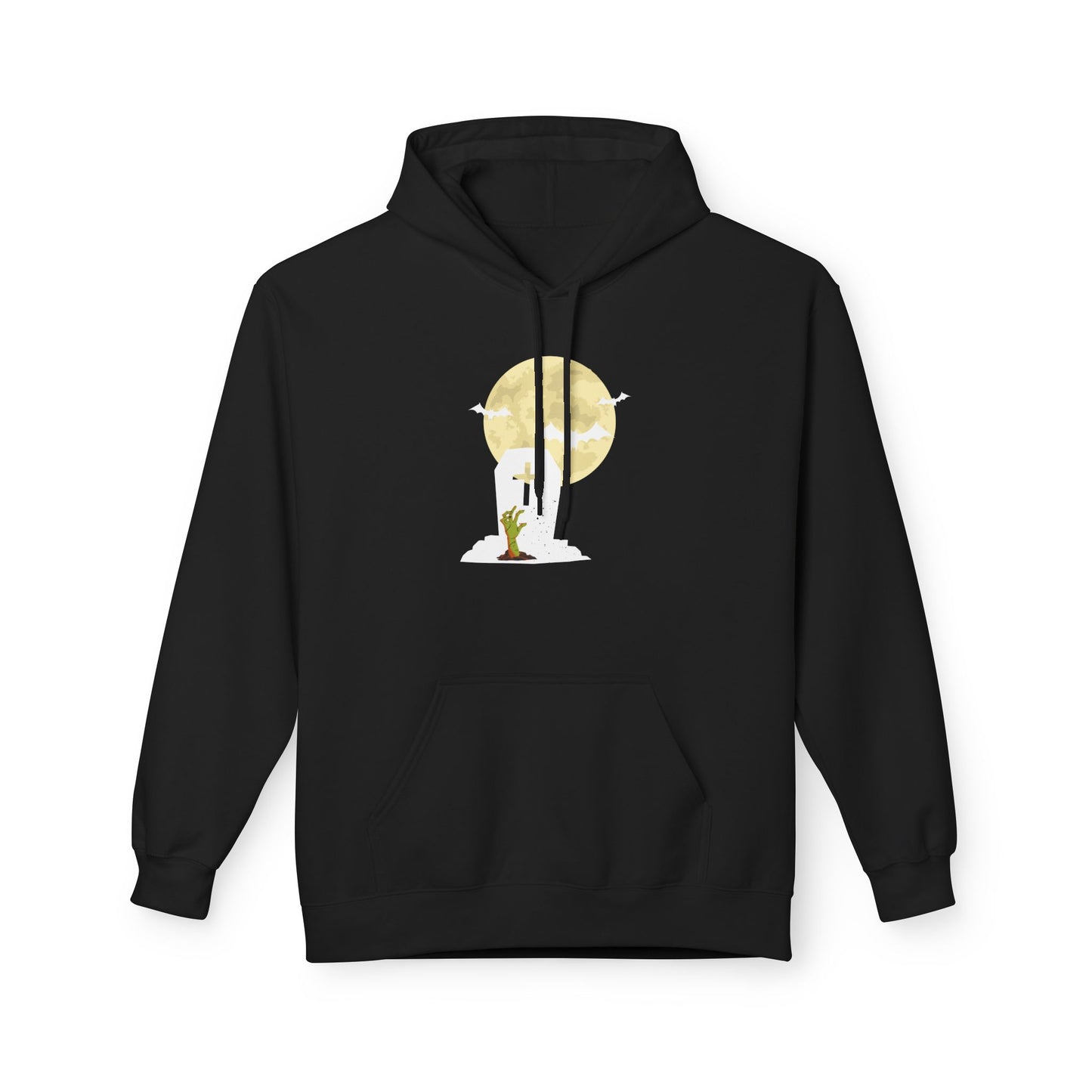 Risen from the Grave: The Halloween Cemetery Unisex Hoodie Black