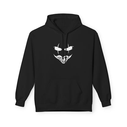 Unveil the Darkness: The Enigmatic Halloween Mask Unisex Hoodie Black