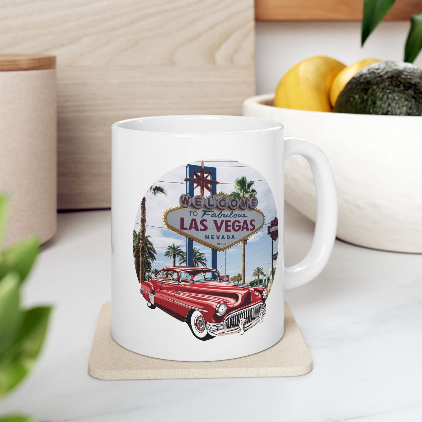 Classic 1950s Buick Vintage Mug - Chrome & Style