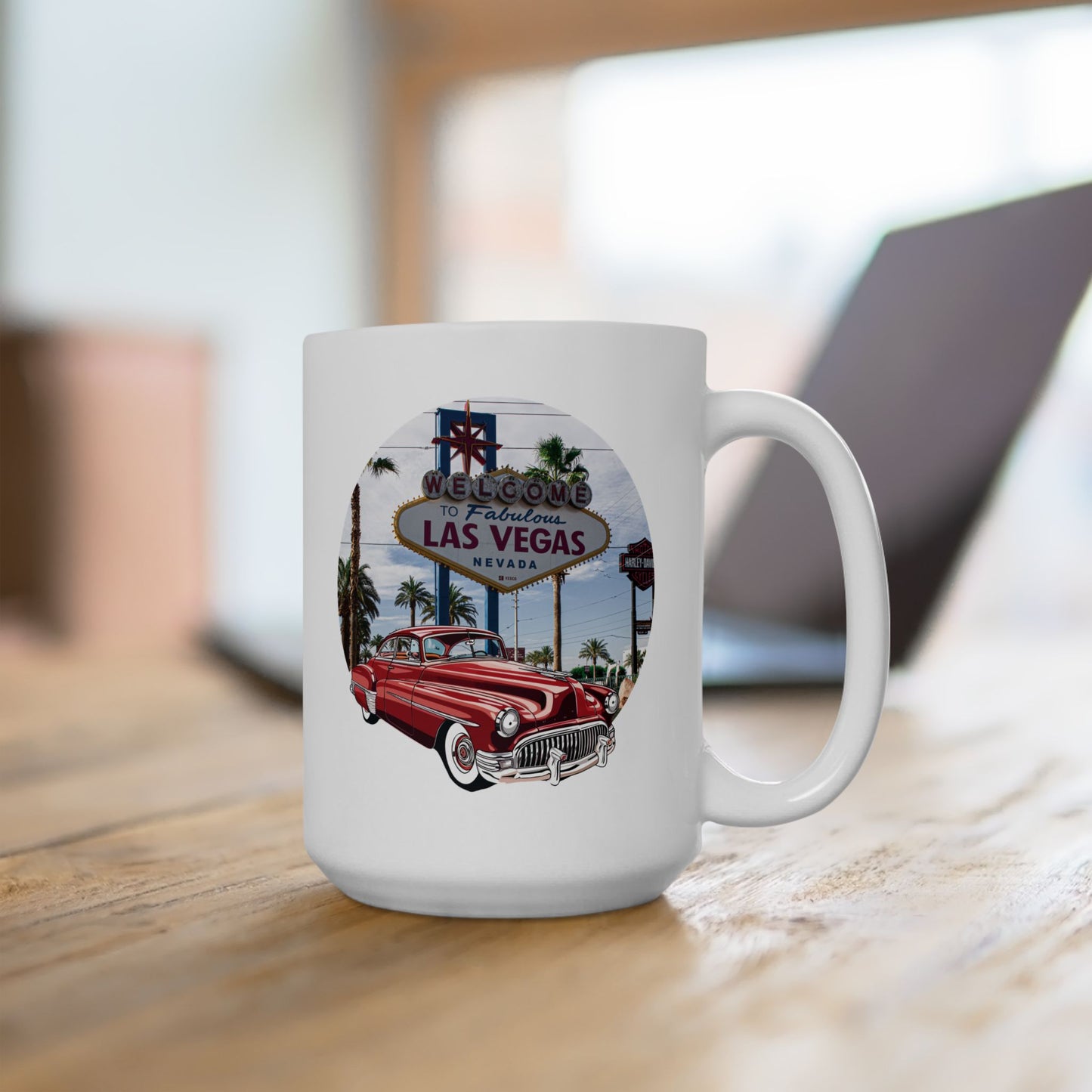 Classic 1950s Buick Vintage Mug - Chrome & Style
