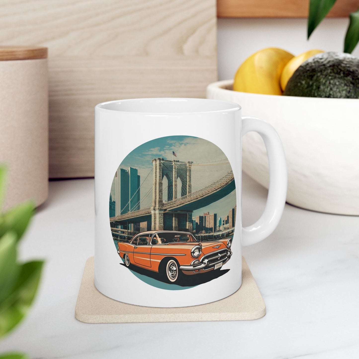 1950s Classic Chevrolet Bel Air Mug - Retro Americana