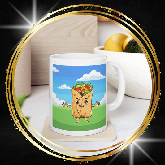 The Midnight Nomad | Street Foods Burrito Ceramic Mug