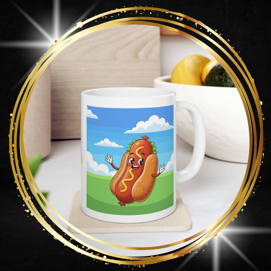 The Boardwalk Legend | Street Foods Hotdog Ceramic Mug