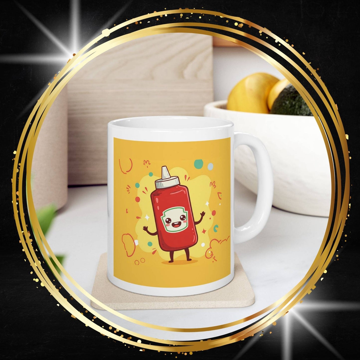 The Crimson Catalyst | Street Foods Ketchup Ceramic Mug