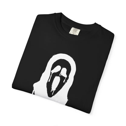Halloween Scream Unisex T-Shirt | Spooky Ghost Mask Tee