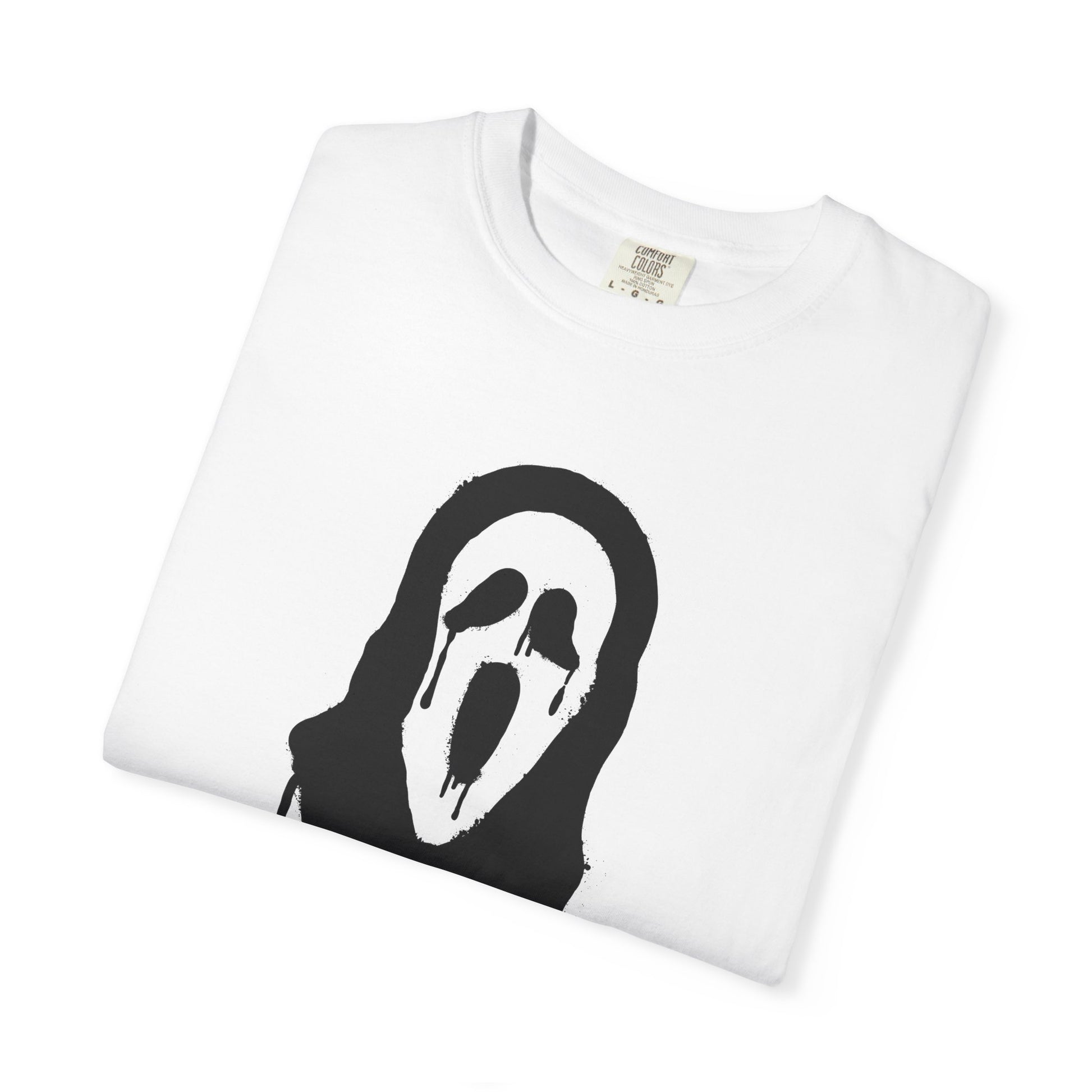 Halloween Scream Unisex T-Shirt | Spooky Ghost Mask Tee
