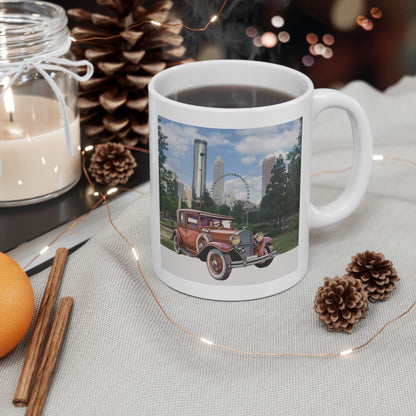 Ford Atlanta Skyliner Vintage Mug - Relive 1930s American Car Charm