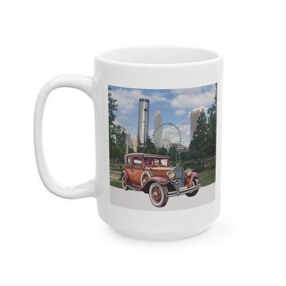 Ford Atlanta Skyliner Vintage Mug - Relive 1930s American Car Charm
